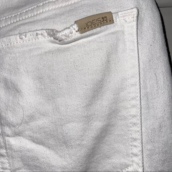 Joe’s Jeans Joy White Frayed Step Hem Denim Mini Skirt 26 - Picture 10 of 10
